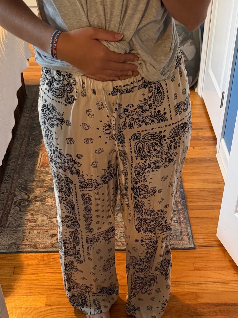 H&M bandana print pants